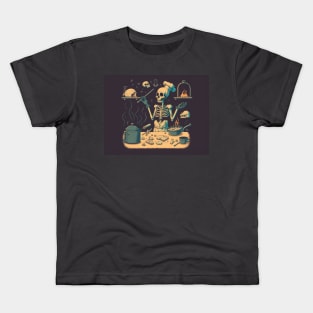 Skeleton Chef Kids T-Shirt